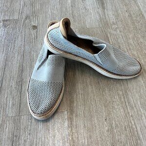 Womens Ugg Sammy Slip On Silver Shoes - 10